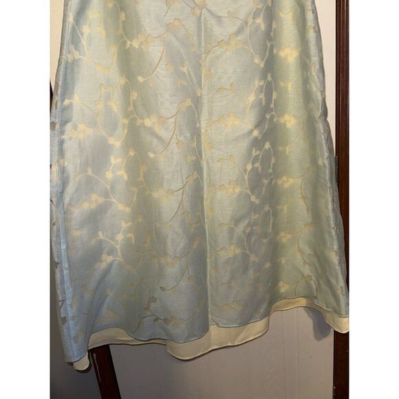 NWOT J. Jill Linen Blend Floral Cut Out A-Line Maxi Skirt  Size 12 - Picture 10 of 14